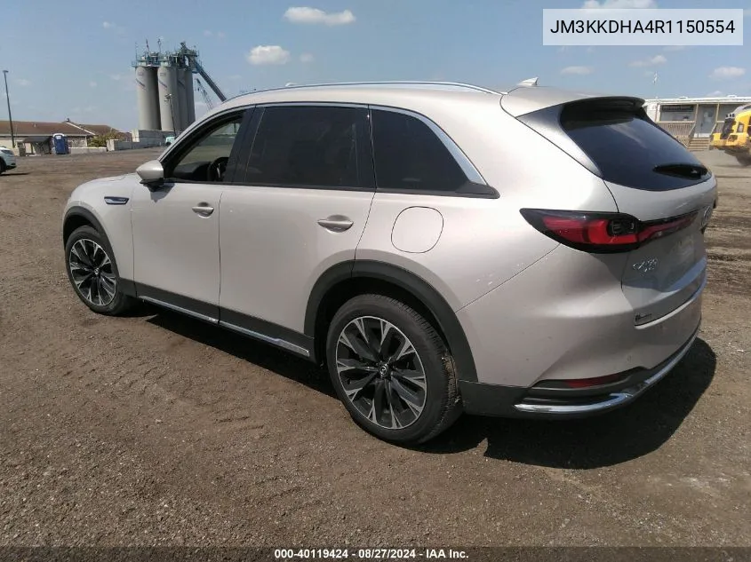 2024 Mazda Cx-90 Phev Premium VIN: JM3KKDHA4R1150554 Lot: 40119424