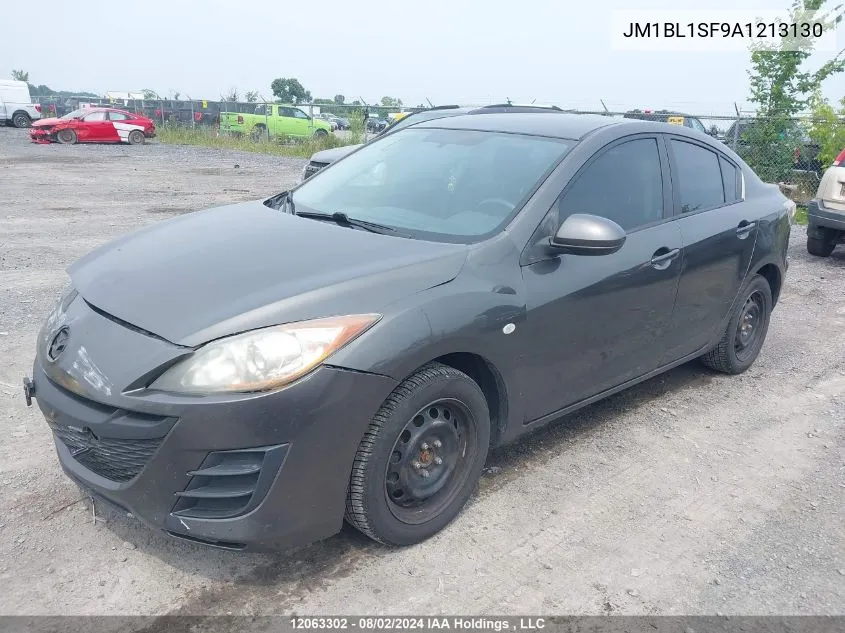 2010 Mazda Mazda3 VIN: JM1BL1SF9A1213130 Lot: 12063302