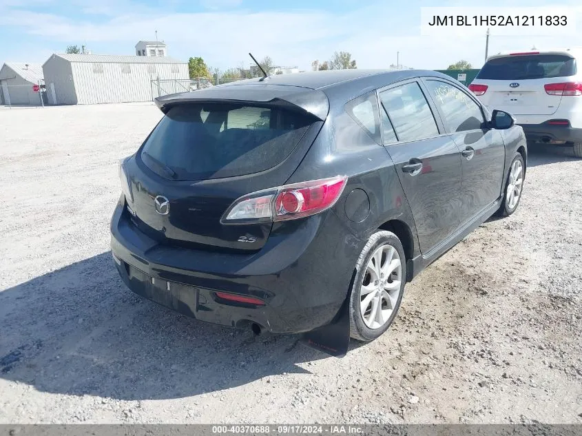 2010 Mazda Mazda3 S Sport VIN: JM1BL1H52A1211833 Lot: 40370688