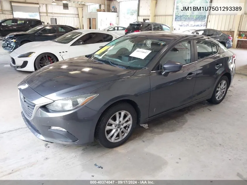 2016 Mazda Mazda3 I Sport VIN: JM1BM1U75G1293389 Lot: 40374047