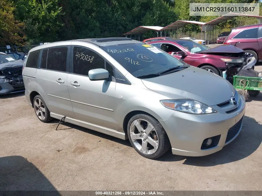 2006 Mazda Mazda5 VIN: JM1CR293160113847 Lot: 40321258