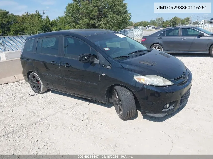 2006 Mazda Mazda5 Sport VIN: JM1CR293860116261 Lot: 40366447