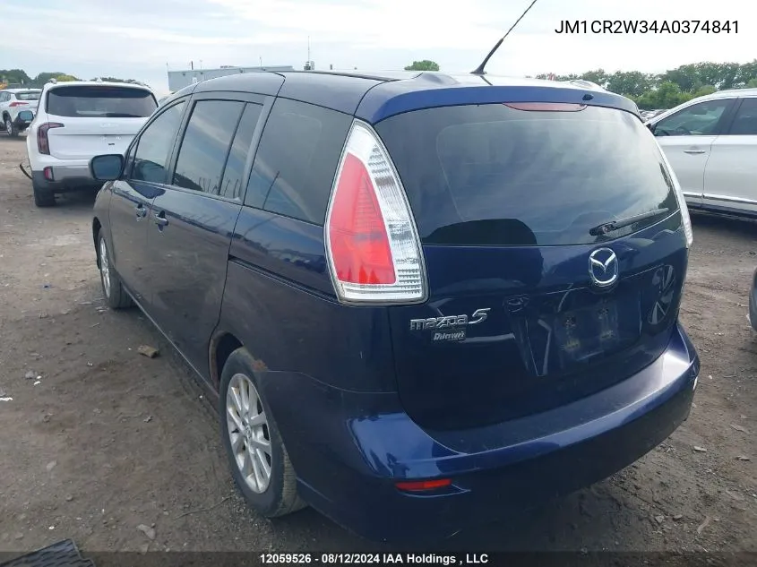 JM1CR2W34A0374841 2010 Mazda Mazda5