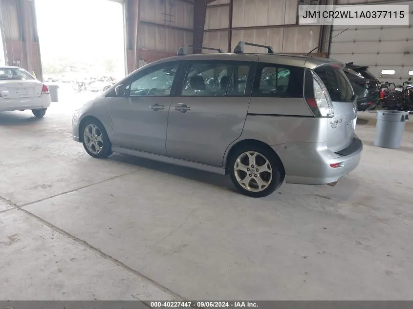 JM1CR2WL1A0377115 2010 Mazda Mazda5 Grand Touring