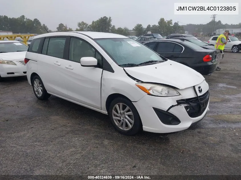 2012 Mazda Mazda5 Sport VIN: JM1CW2BL4C0123805 Lot: 40324639