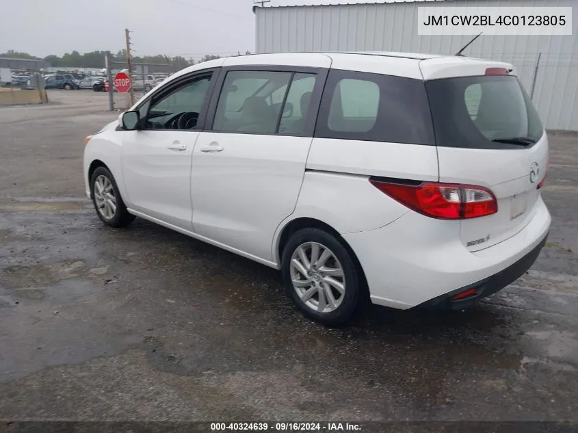 JM1CW2BL4C0123805 2012 Mazda Mazda5 Sport