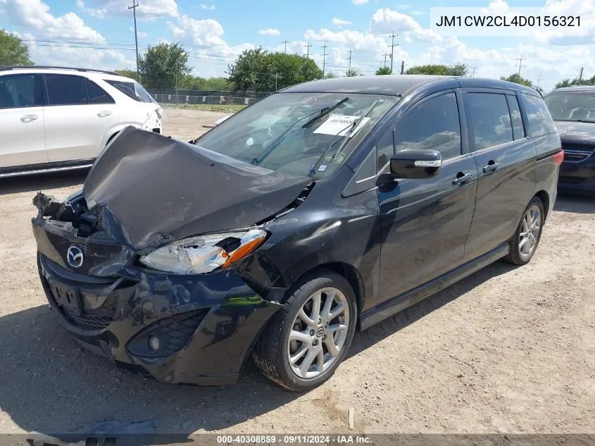 2013 Mazda 5 VIN: JM1CW2CL4D0156321 Lot: 40308859