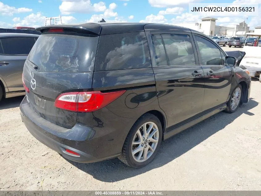 2013 Mazda 5 VIN: JM1CW2CL4D0156321 Lot: 40308859