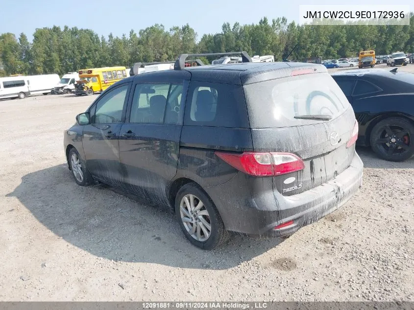 2014 Mazda 5 Touring VIN: JM1CW2CL9E0172936 Lot: 12091881