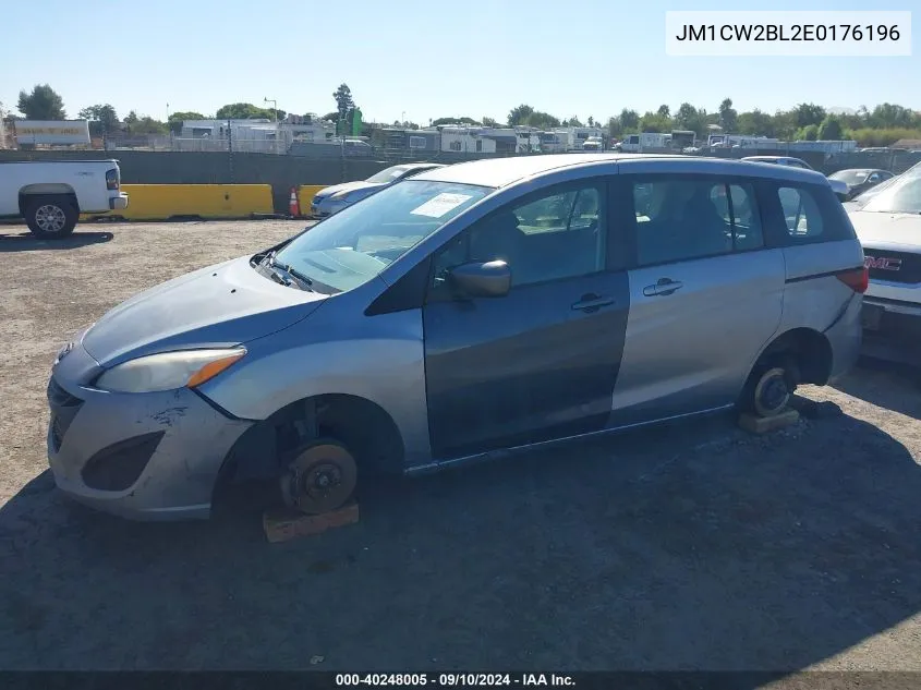 2014 Mazda Mazda5 Sport VIN: JM1CW2BL2E0176196 Lot: 40248005