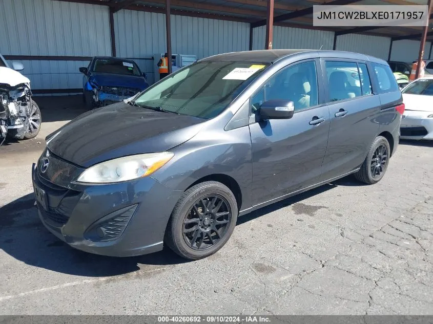 2014 Mazda Mazda5 Sport VIN: JM1CW2BLXE0171957 Lot: 40260692