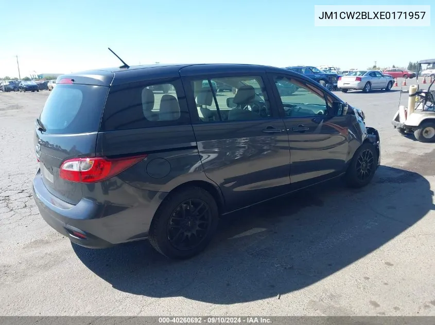 2014 Mazda Mazda5 Sport VIN: JM1CW2BLXE0171957 Lot: 40260692