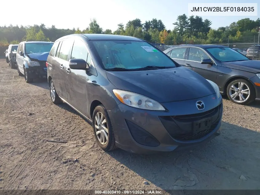 2015 Mazda 5 Sport VIN: JM1CW2BL5F0184035 Lot: 40303410