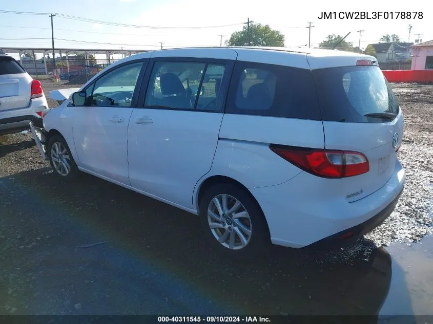 2015 Mazda Mazda5 Sport VIN: JM1CW2BL3F0178878 Lot: 40311545