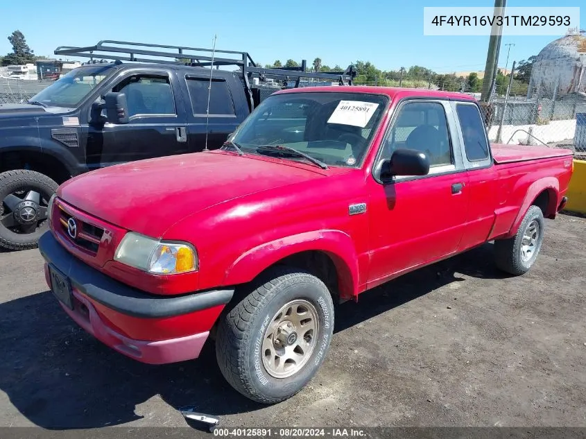 2001 Mazda B3000 Ds/Se VIN: 4F4YR16V31TM29593 Lot: 40125891