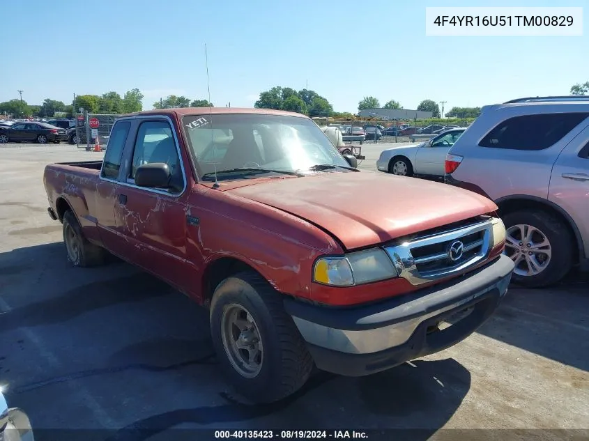 2001 Mazda B3000 Ds/Se VIN: 4F4YR16U51TM00829 Lot: 40135423