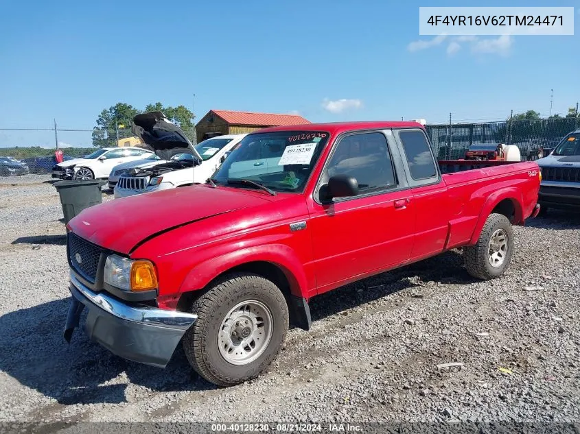 2002 Mazda B3000 Cab Plus VIN: 4F4YR16V62TM24471 Lot: 40128230