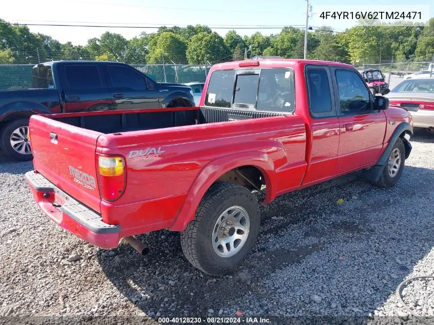 2002 Mazda B3000 Cab Plus VIN: 4F4YR16V62TM24471 Lot: 40128230