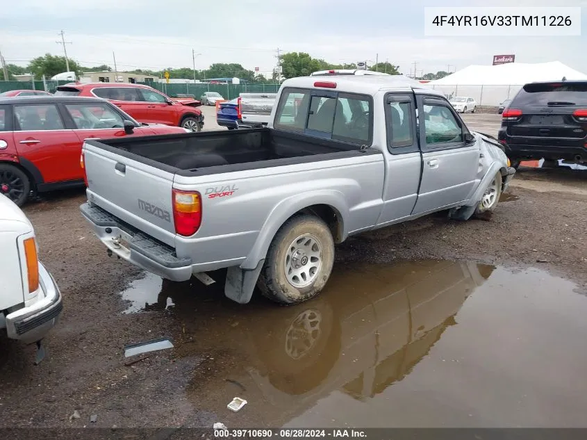 2003 Mazda B3000 Ds VIN: 4F4YR16V33TM11226 Lot: 39710690