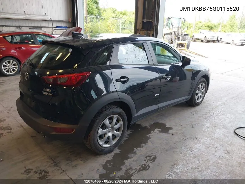 JM1DKBB76G0115620 2016 Mazda Cx-3