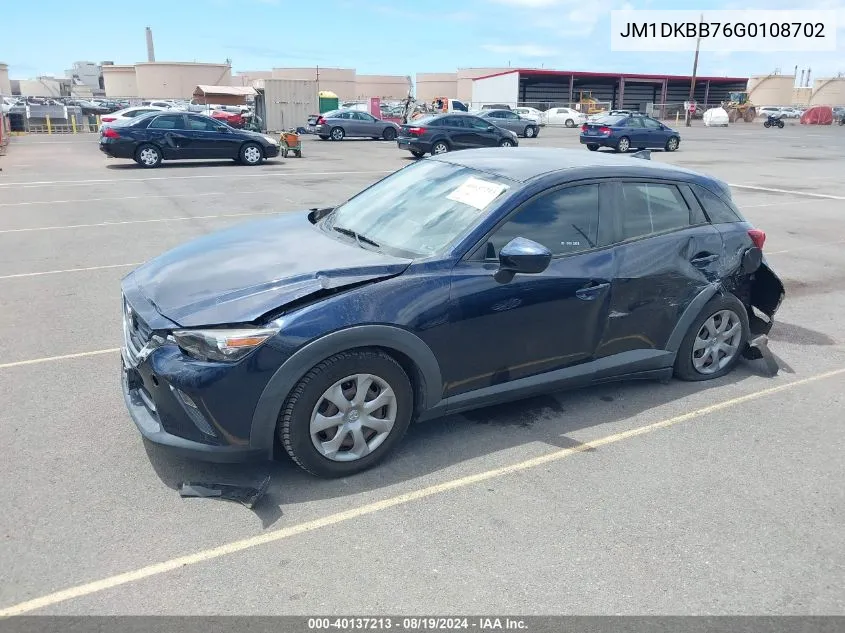 JM1DKBB76G0108702 2016 Mazda Cx-3 Sport