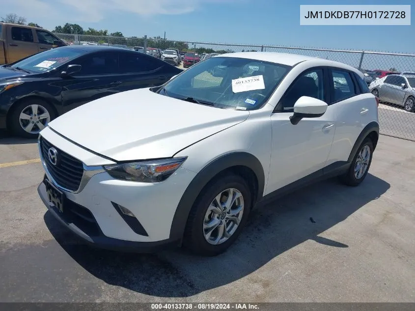 JM1DKDB77H0172728 2017 Mazda Cx-3 Sport