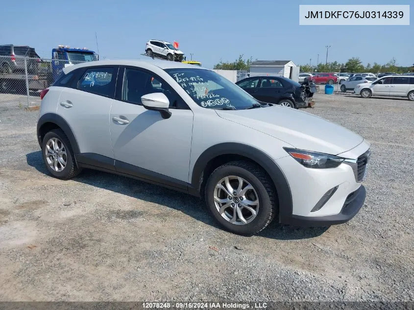 JM1DKFC76J0314339 2018 Mazda Cx-3