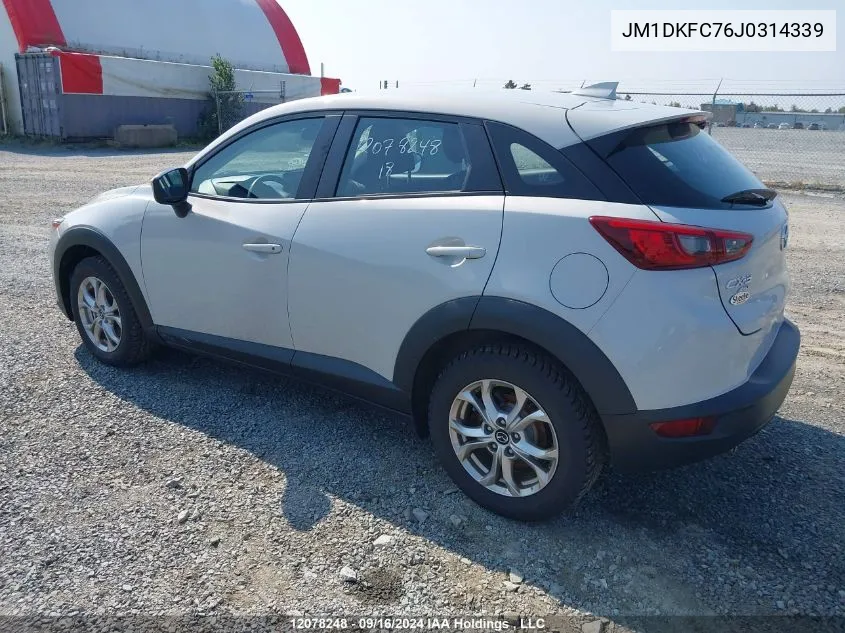 JM1DKFC76J0314339 2018 Mazda Cx-3