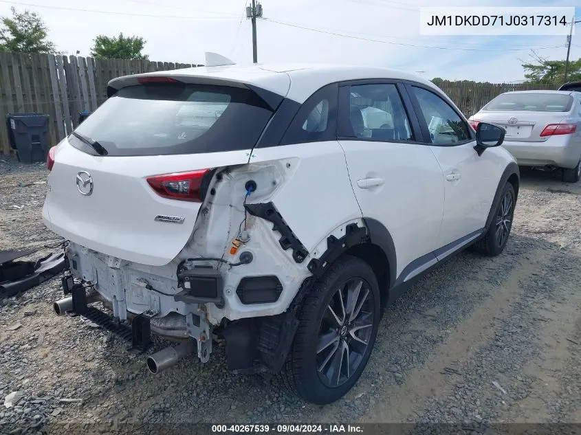 JM1DKDD71J0317314 2018 Mazda Cx-3 Grand Touring