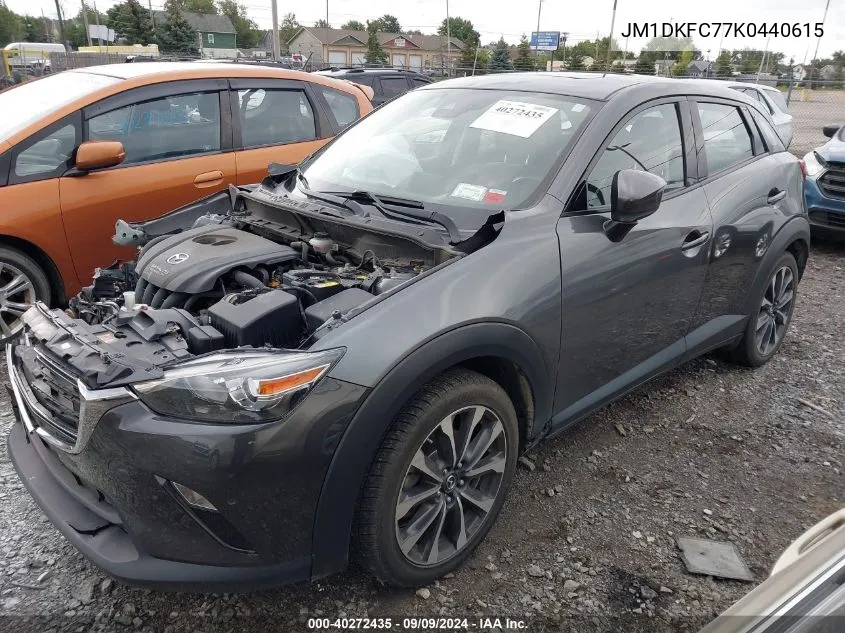 2019 Mazda Cx-3 Touring VIN: JM1DKFC77K0440615 Lot: 40272435