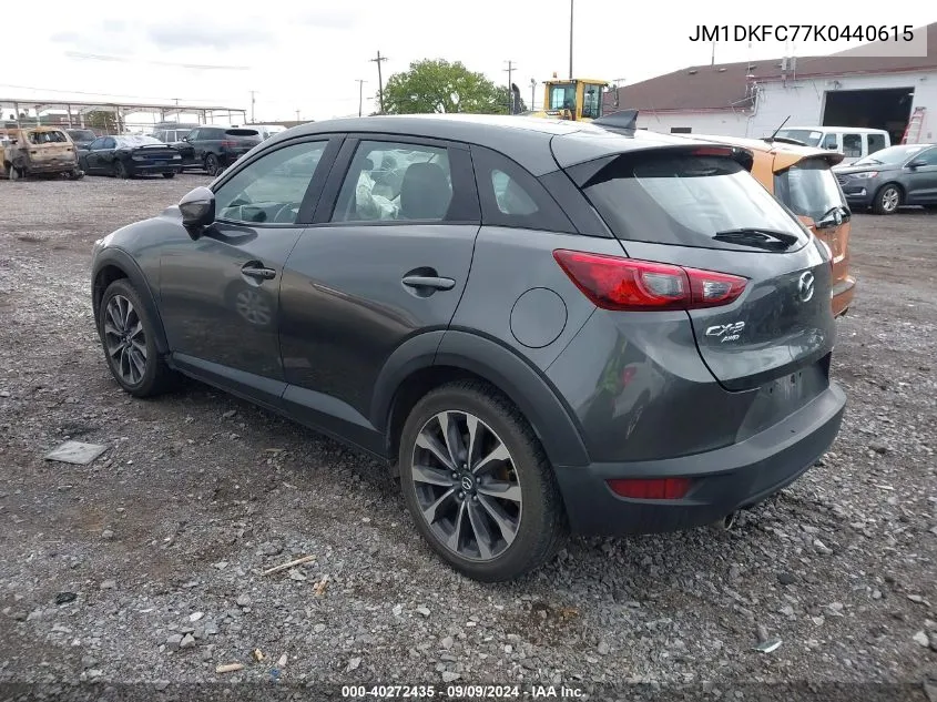 JM1DKFC77K0440615 2019 Mazda Cx-3 Touring