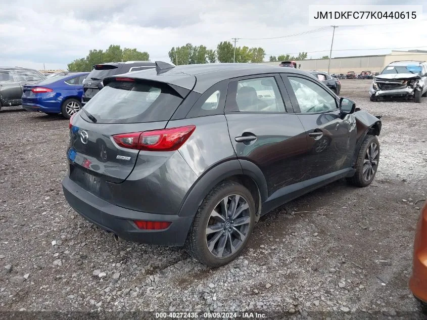 2019 Mazda Cx-3 Touring VIN: JM1DKFC77K0440615 Lot: 40272435