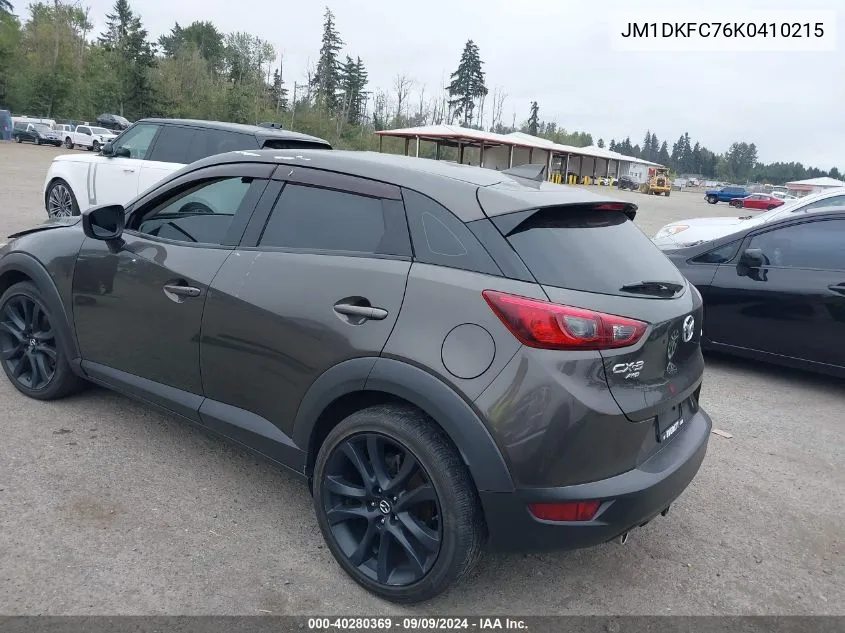 2019 Mazda Cx-3 Touring VIN: JM1DKFC76K0410215 Lot: 40280369