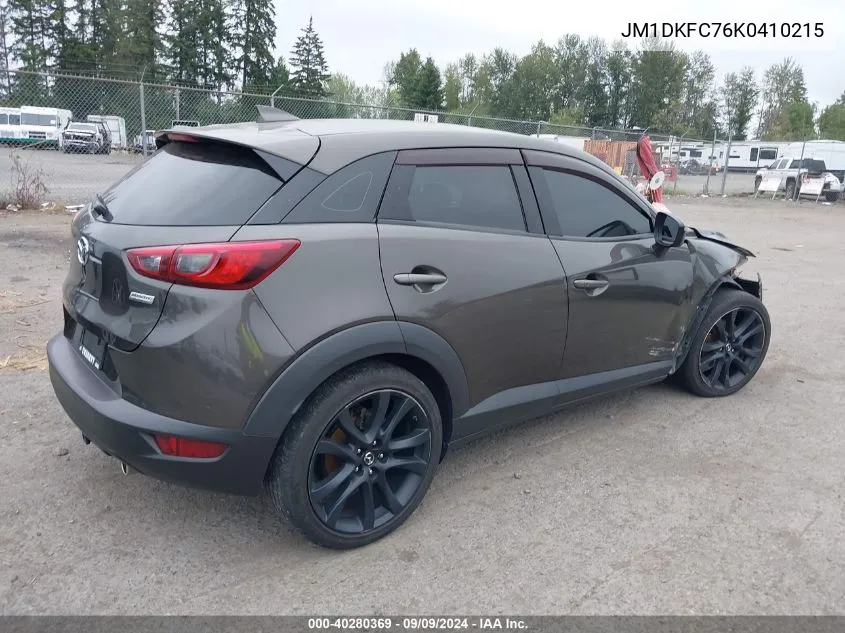 JM1DKFC76K0410215 2019 Mazda Cx-3 Touring