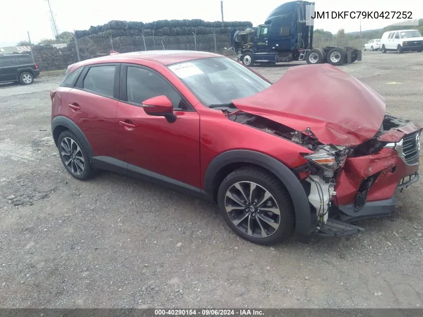 JM1DKFC79K0427252 2019 Mazda Cx-3 Touring