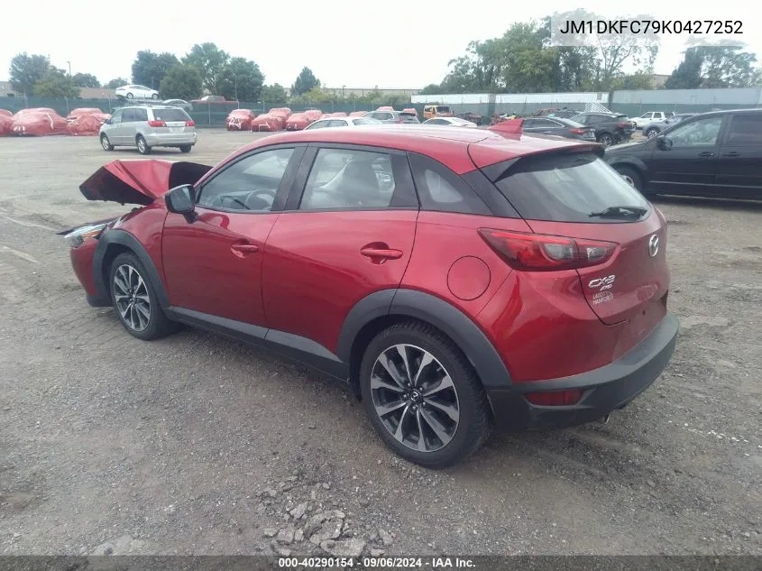 2019 Mazda Cx-3 Touring VIN: JM1DKFC79K0427252 Lot: 40290154