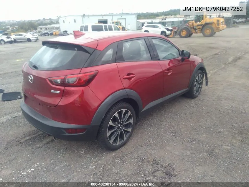 JM1DKFC79K0427252 2019 Mazda Cx-3 Touring