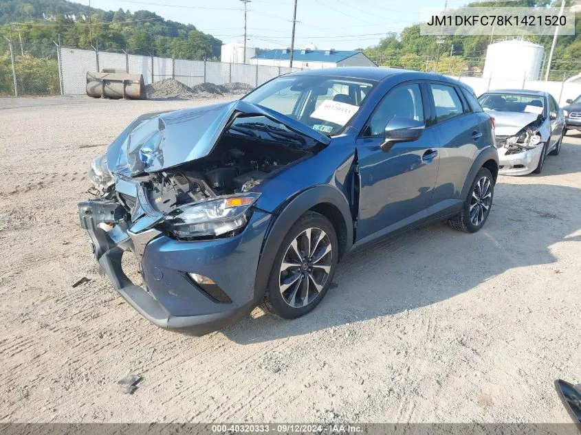 2019 Mazda Cx-3 Touring VIN: JM1DKFC78K1421520 Lot: 40320333