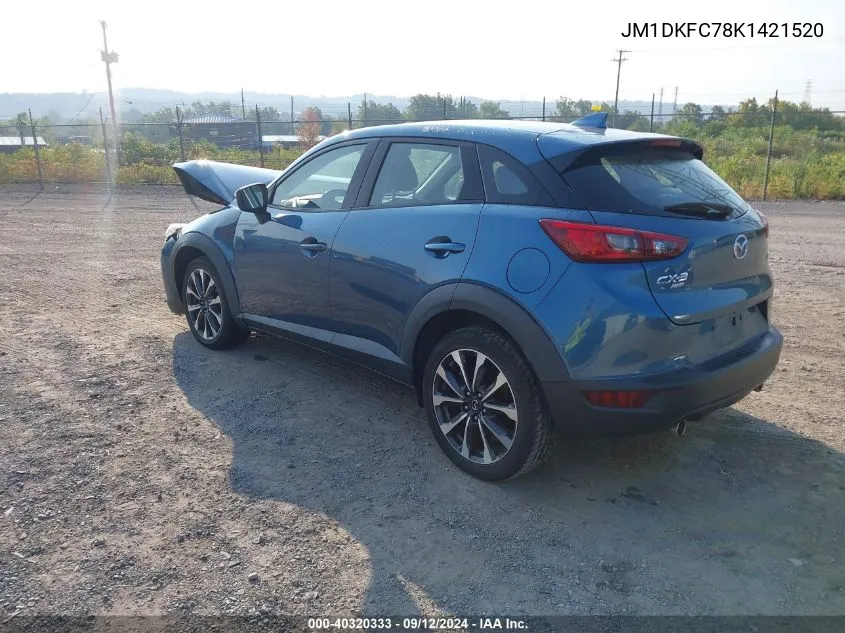 2019 Mazda Cx-3 Touring VIN: JM1DKFC78K1421520 Lot: 40320333