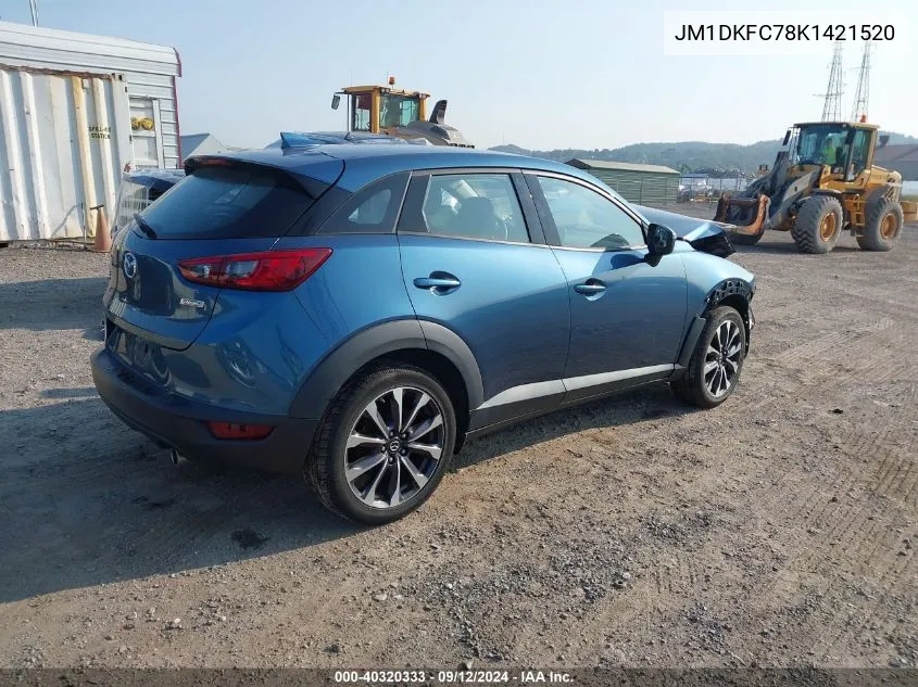 2019 Mazda Cx-3 Touring VIN: JM1DKFC78K1421520 Lot: 40320333