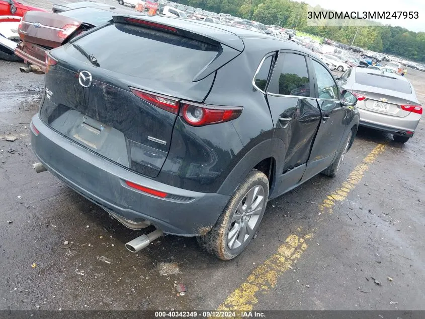 2021 Mazda Cx-30 Preferred VIN: 3MVDMACL3MM247953 Lot: 40342349