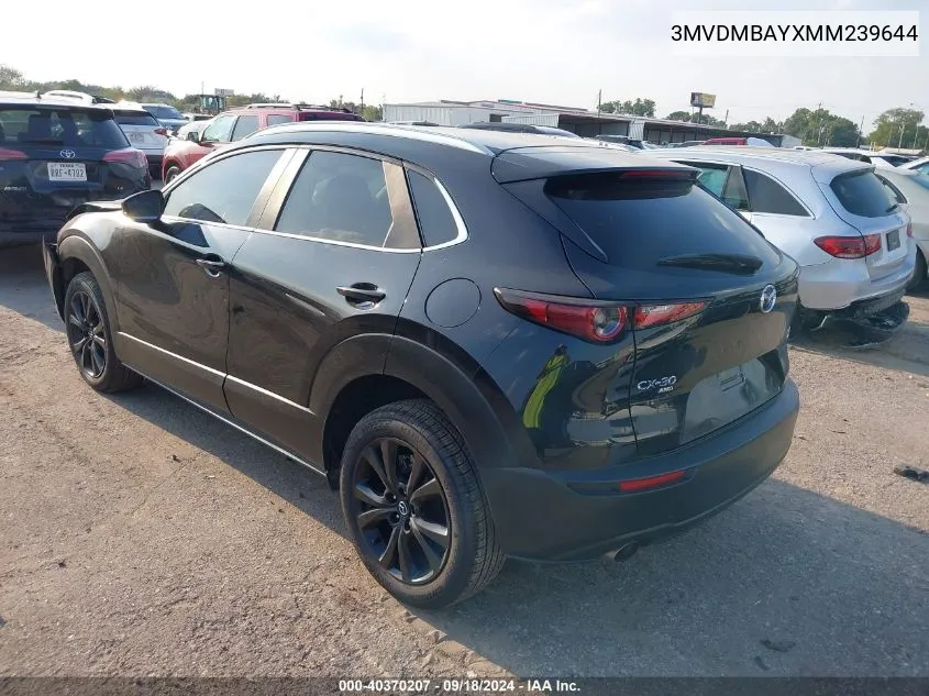 2021 Mazda Cx-30 VIN: 3MVDMBAYXMM239644 Lot: 40370207