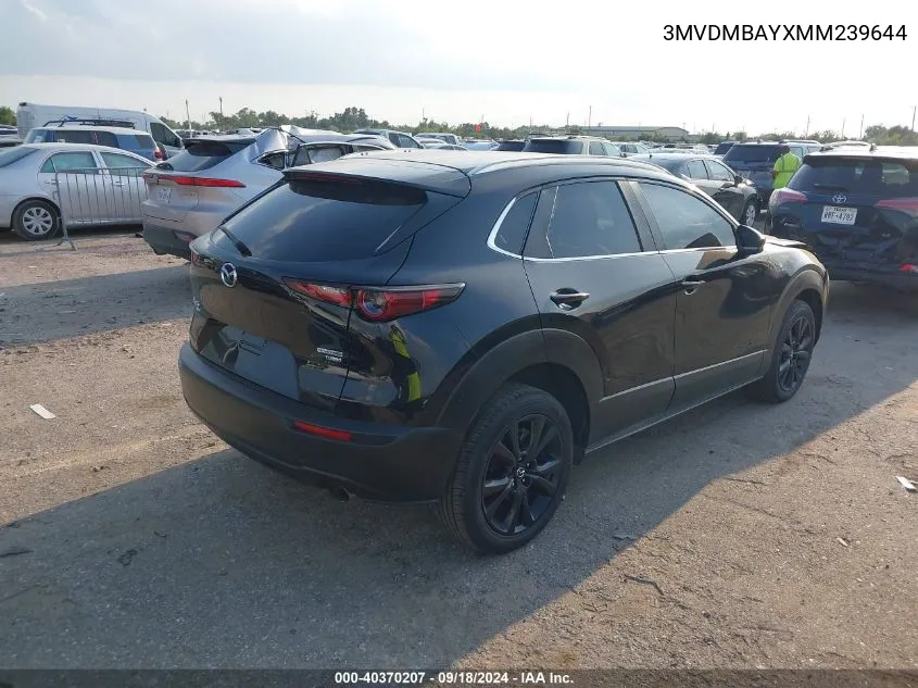 2021 Mazda Cx-30 VIN: 3MVDMBAYXMM239644 Lot: 40370207