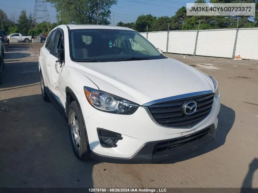 2016 Mazda Cx-5 VIN: JM3KE4CY6G0723372 Lot: 12078760