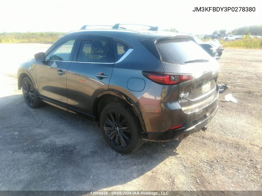 2023 Mazda Cx-5 VIN: JM3KFBDY3P0278380 Lot: 12088526