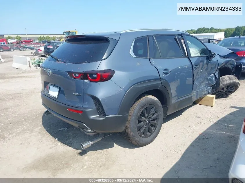 2024 Mazda Cx-50 2.5 S Select VIN: 7MMVABAM0RN234333 Lot: 40320905