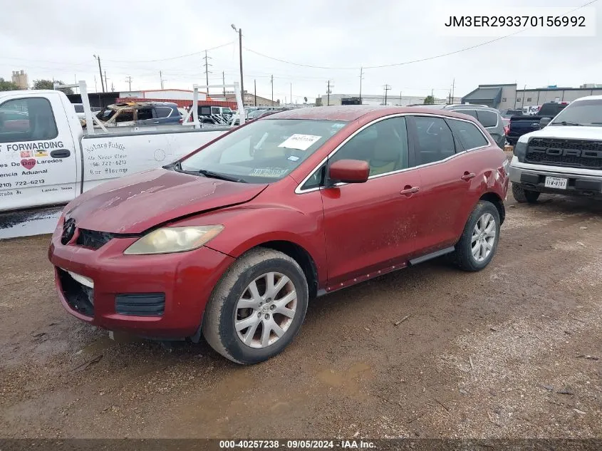 2007 Mazda Cx-7 VIN: JM3ER293370156992 Lot: 40257238