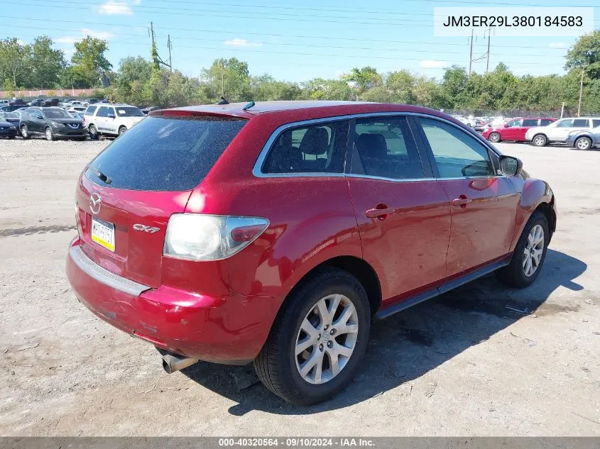 JM3ER29L380184583 2008 Mazda Cx-7 Sport