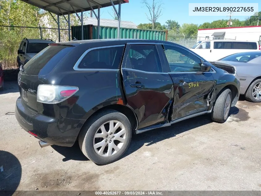 2009 Mazda Cx-7 Sport VIN: JM3ER29L890227655 Lot: 40252677