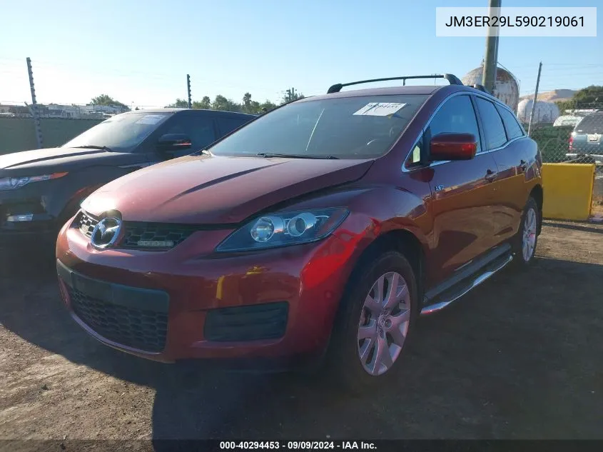 JM3ER29L590219061 2009 Mazda Cx-7 Sport